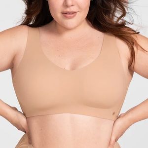 Honeylove V Neck Bra Sand Light Nude 2X